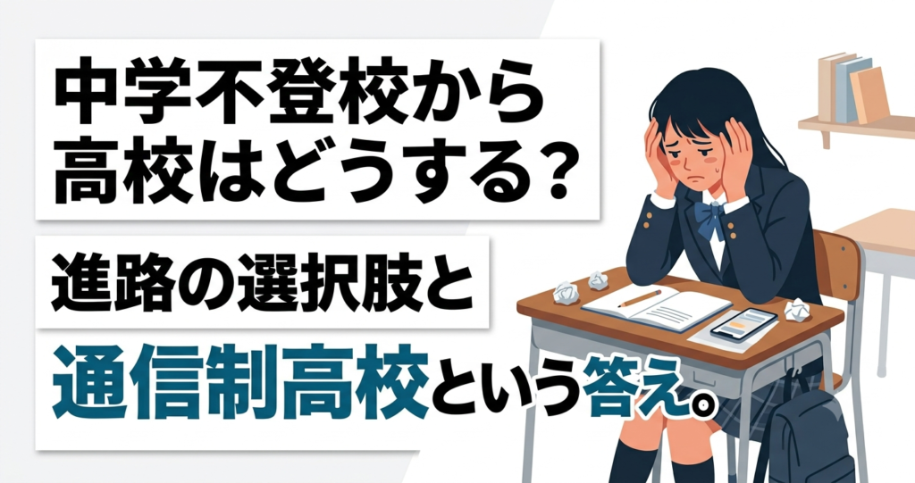 中学から不登校　高校進学
