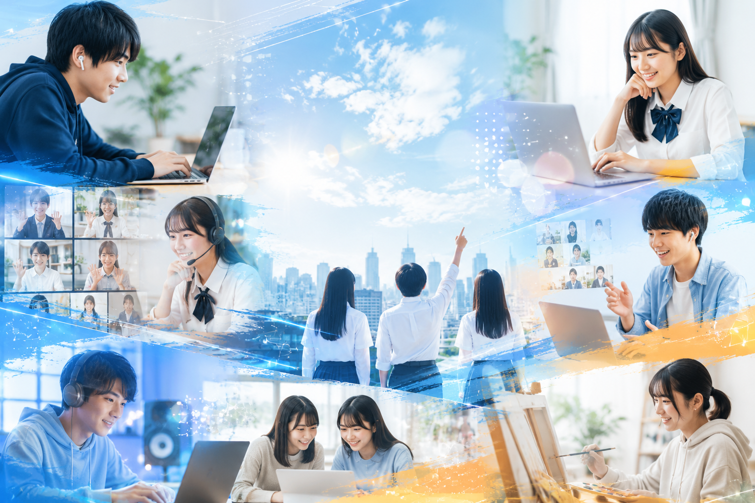 NIJIN高等学院の様子