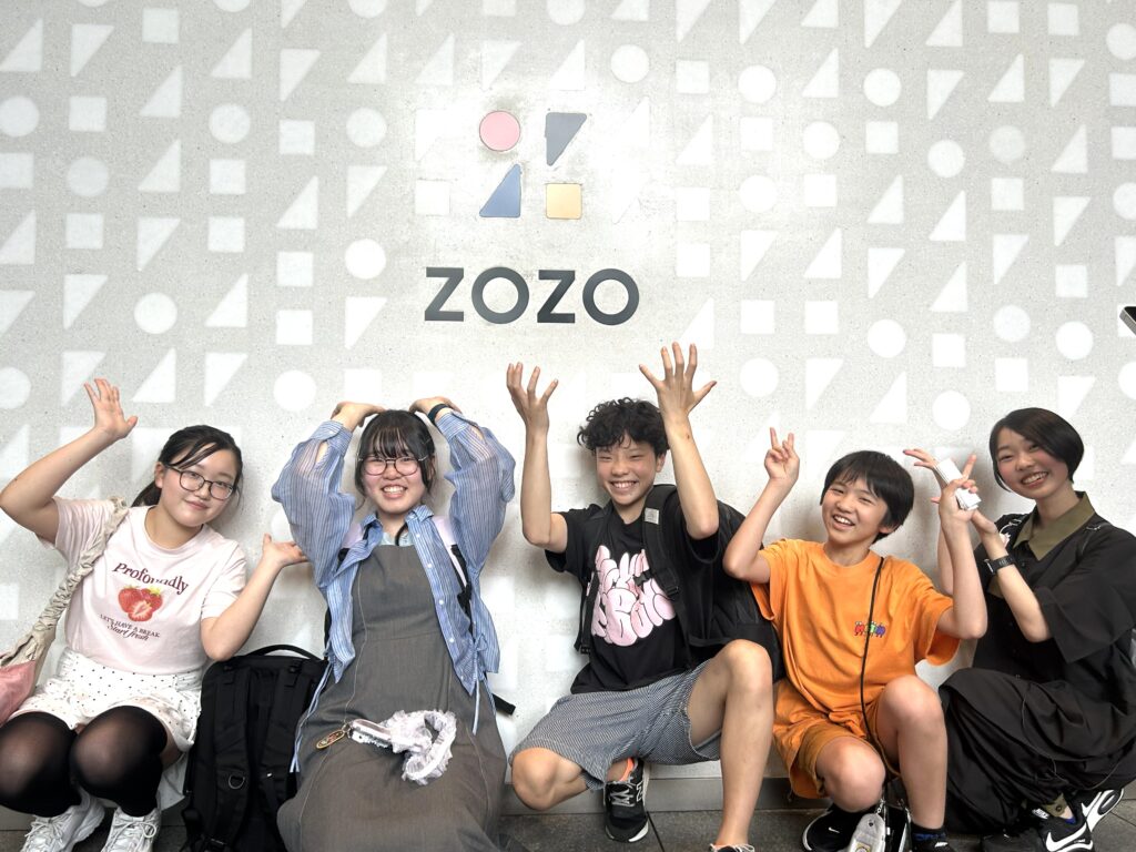 株式会社ZOZOを訪問したNIJINの生徒たち