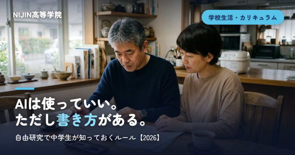 AIは使っていい。 ただし書き方がある。