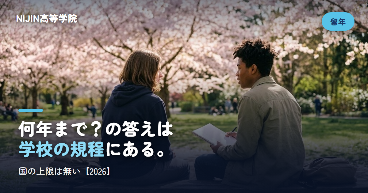 何年まで?の答えは 学校の規程にある。